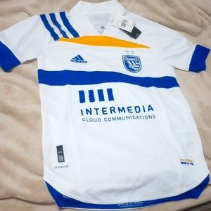 Adidas MLS San Jose aeroready jeresy. Brand new!!